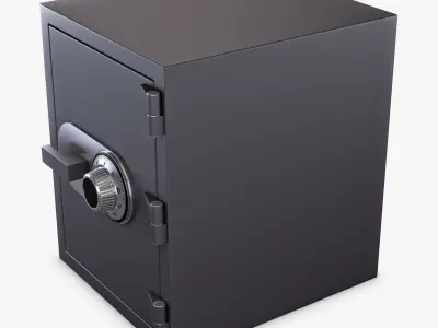 Steel Safe v 1 3D model