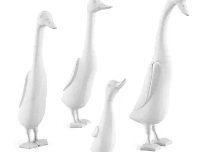 Perri Gold Duck 3D model