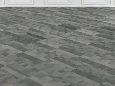 Wall to Wall Carpet Tile No 8 3D model