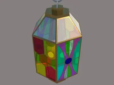 Hanging Lantern Free 3D model