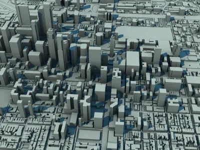 Philadelphia City United States 1 3D print model