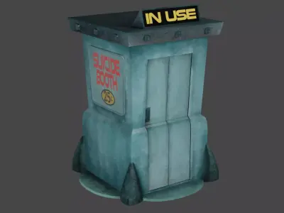 Futurama - Suicide Booth - 3D model