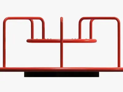 Carousel Merry-go-round 03 3D model