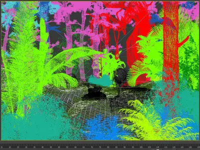 Tiger Forest 3D model