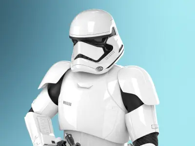 StormTrooper First Order Rigged 3D model