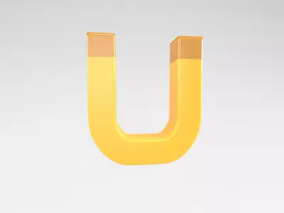 Magnet v1 003 Low-poly 3D model