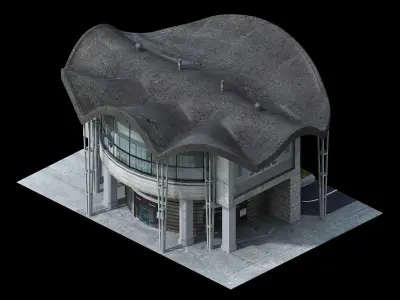 Heterogeneous - Building 02 3D model