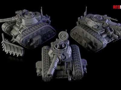 Legendary Battle Tank - Imperial Force 3D print model