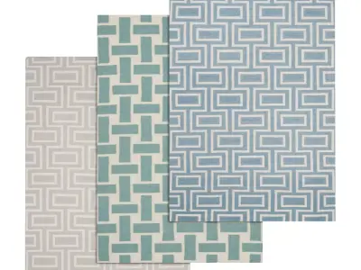 Rug Set 109 3D model