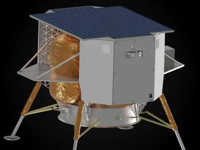 Astrobotic Peregrine Lunar Lander 3D model
