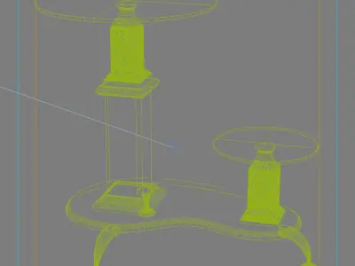 Table Telephone 3D model