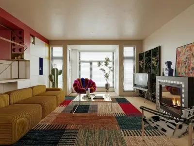 Stockholm Interior scene 3D model