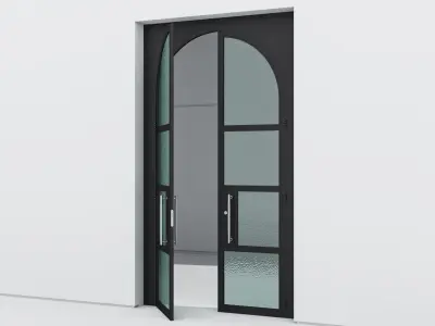 Aluminium door 332 3D model