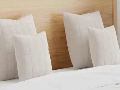 Keaton Four Poster Bed 3D model