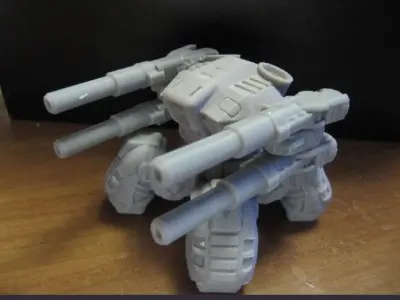 CHIBI-TECH SD - SBR-VII GUNPOD          3D print model