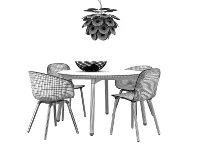 Dining Set 17 3D model
