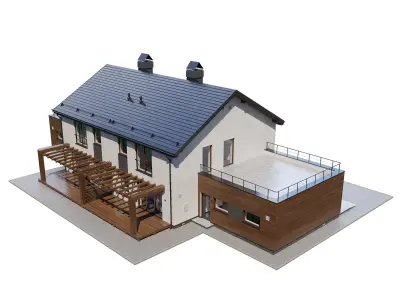 Cottage V1 3D model
