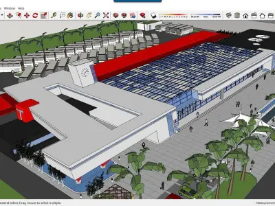 Sketchup Terminal C7 3D model