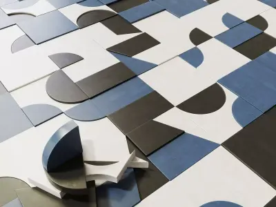 Tile Mutina Puzzle n3 3D model