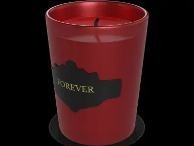 Grave candles Grave Candles 3D model