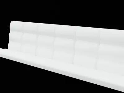 Inner Sofa Lounge Low-poly 3D model