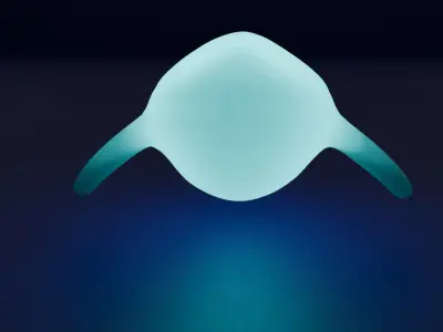 Indirect lighting for large marine creatures 3D model