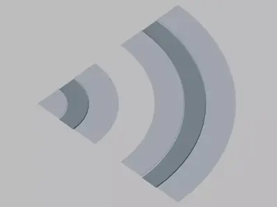 Modular Low-poly Style City Street Assets Kit Low-poly 3D model