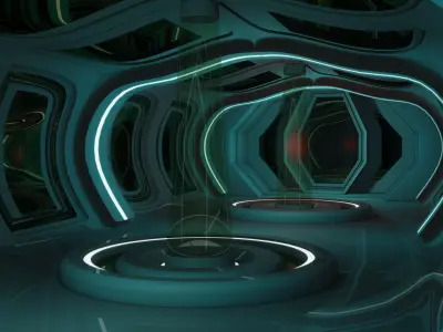 Sci Fi Room 3D model