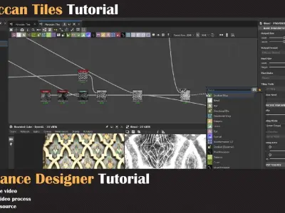 Moroccan Tiles Tutorial - VOL 12   3D model