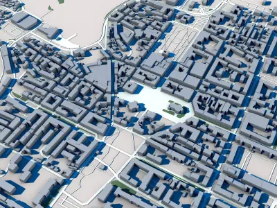 Karlskrona City Sweden 3D model