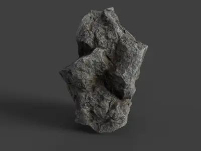Rock 6-10 Low-poly 3D model