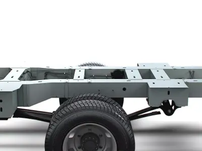 Renault Master SingleCab L2 Chassis 2025 3D model