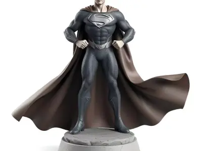 Steel Guardian  Highpoly 3D Print 3D print model