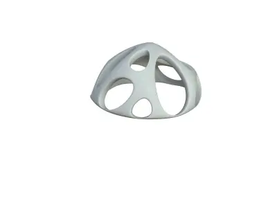 SciFi Cube Object No 51837 Low Poly Shape Low-poly 3D model