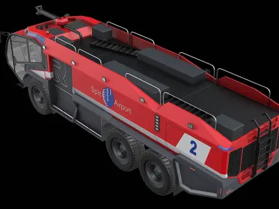  Rosenbauer Panther 6x6 Airport Firetruck - Red 