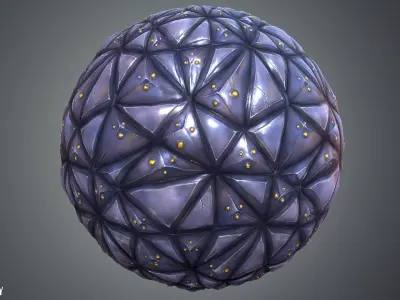 Stylized Metal Vol 18 - Hand Painted Texture Pack Texture