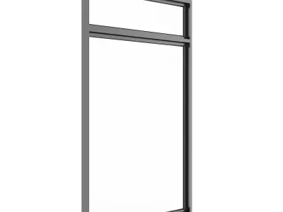 Metal Window 01 3D model