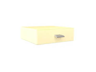 Drawer Cardboard Gift Box v1 001 Low-poly 3D model