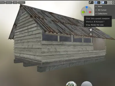 house building 20 Low-poly 3D model