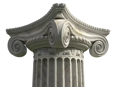 Ionic Column 3D model