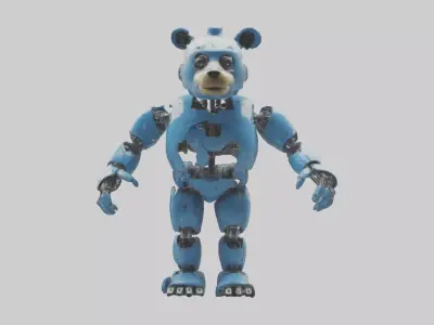 Robot version of a robot bear model 3D model