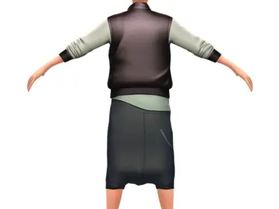 Cartoon Low Poly Style Avatar 020 3D Model Low-poly 3D model