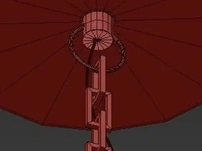 zamok light chandelier 3D model