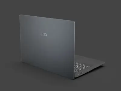 Gaming Laptop MSI 3D model Low-poly 3D model