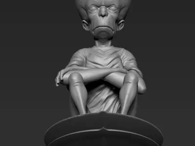 Mekon from The Eagle Comic 3D print model