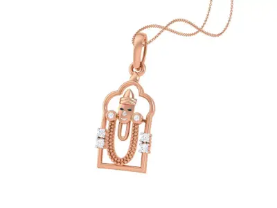 Tirupati Balaji Pendant 3D print model