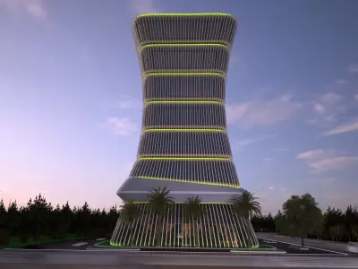 The conceptual Buidling Design 3D model