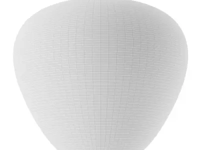 Bibiane glass ceiling lamp 3D model