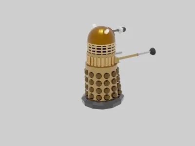 dalek Low-poly 3D model