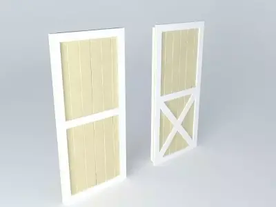 Shed Door Free 3D model